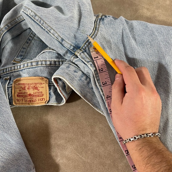 Levi’s 550 Relaxed Tapered Light Wash Jeans Size 14 S - Picture 5 of 8